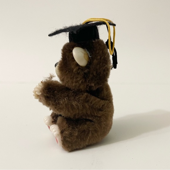 Vintage Graduation Teddy Bear Hugger Doll Figure - Picture 7 of 16